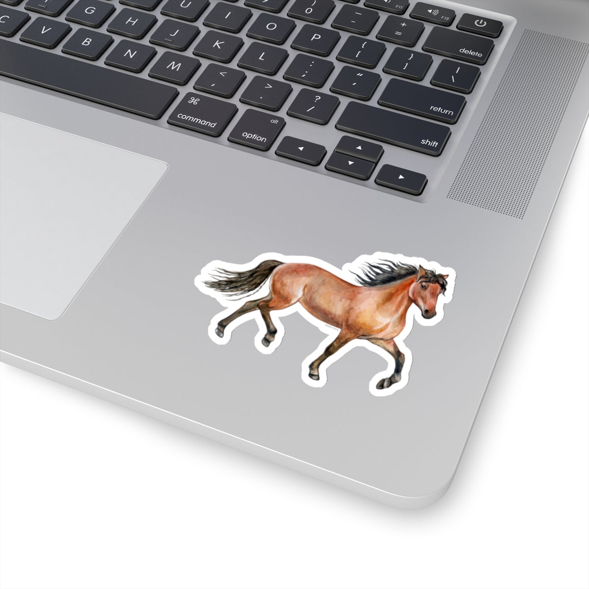 Horse Wall Decal, Equestrian Animal Sticker Silhouette Running Horse Lover Gift Laptop Vinyl Waterproof Waterbottle Tumbler Bumper Aesthetic Starcove Fashion