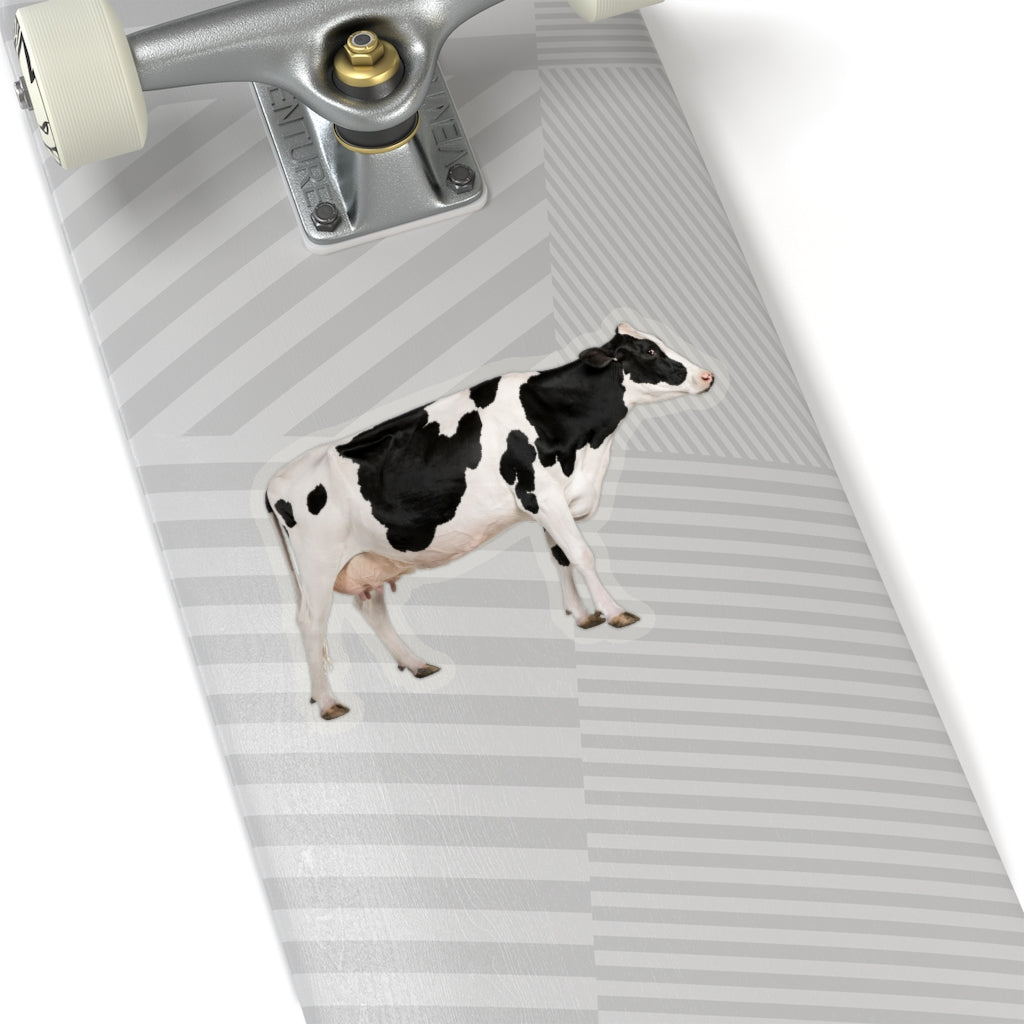 Holstein Cow Sticker, Farm Animal Cute Laptop Decal Vinyl Waterbottle Tumbler Car Waterproof Bumper Aesthetic Die Cut Wall Mural Starcove Fashion
