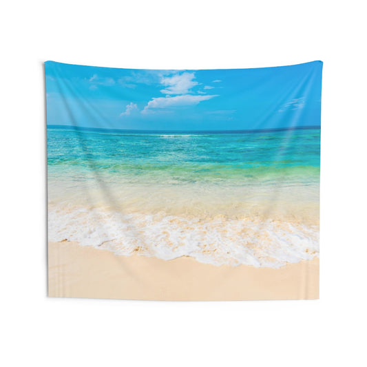 Beach Tapestry, Ocean Tropical Landscape Indoor Wall Aesthetic Art Hanging Large Small Decor College Dorm Room Gift Starcove Fashion