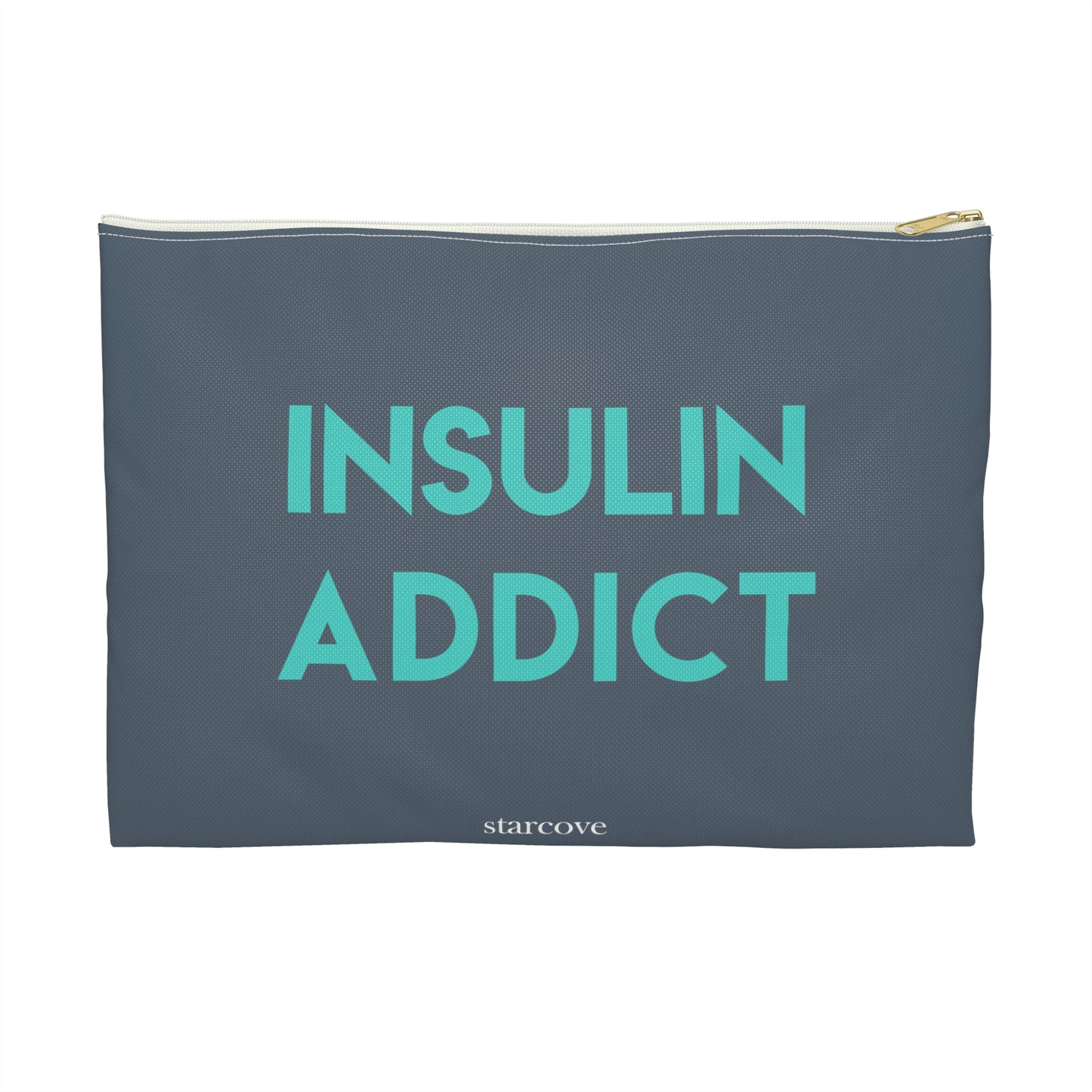Insulin Addict Diabetes Bag, My Diabetic Supply Pouch Funny Case Type 1 2 One Accessory Zipper Travel Small Large Pouch Gift Starcove Fashion