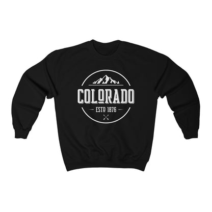 Colorado State Sweatshirt, Mountain Vintage City Home Graphic Crewneck College Cotton Sweater Jumper Pullover Men Women Aesthetic Top Starcove Fashion
