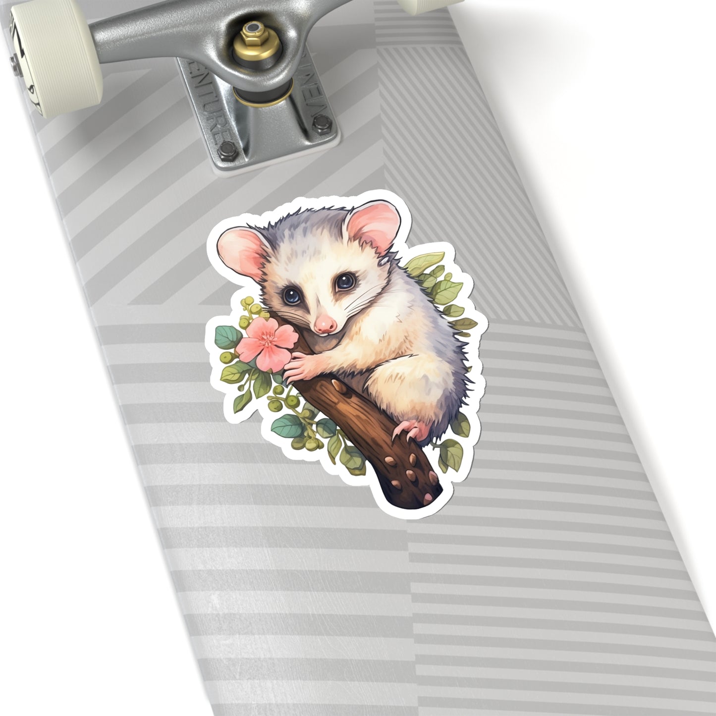 Possum Sticker, Opossum Animal Art Laptop Decal Vinyl Cute Waterbottle Tumbler Car Waterproof Bumper Die Cut Wall Clear Starcove Fashion