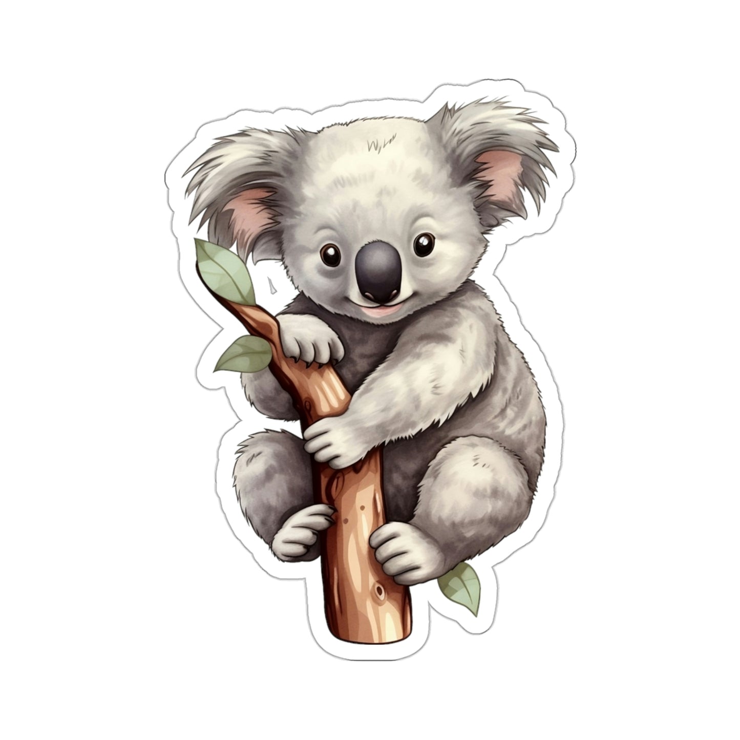 Koala Bear Sticker, Animal Art Laptop Decal Vinyl Cute Waterbottle Tumbler Car Waterproof Bumper Aesthetic Die Cut Wall Clear Starcove Fashion