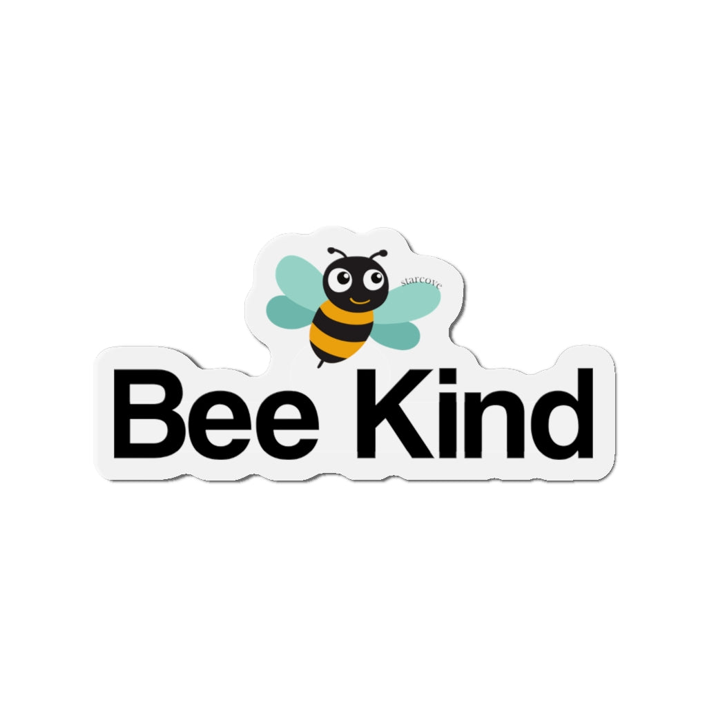 Bee Kind Die Cut Magnet, Be Kind Shape Fridge Refrigerator Car Locker Cute Inspirational Kitchen Magnet Starcove Fashion