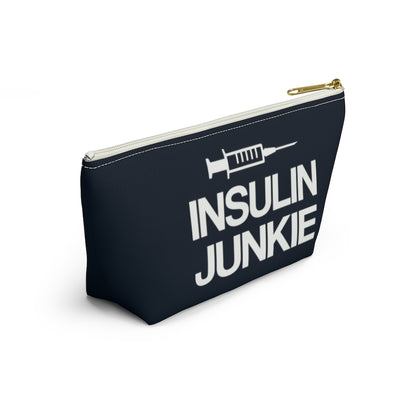 Insulin Junkie, Diabetes Supply Bag, Funny Diabetic Case, Type 1 One Carrying Case Gift, Accessory Zipper Pouch Bag w T-bottom Starcove Fashion