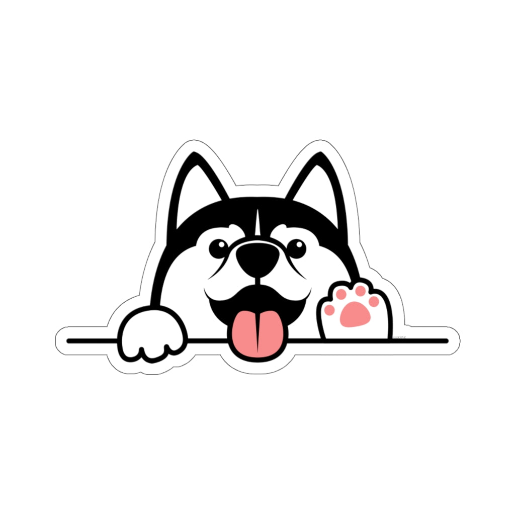 Buytra 50pcs Cartoon Animals Husky Stickers Waterproof Cute Dogs