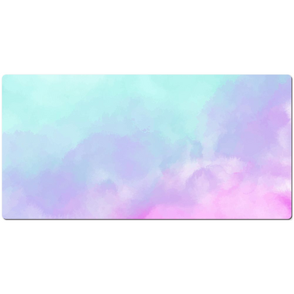 Pastel Watercolor Desk Mat, Pink Art Small Extra Large Wide Gaming Keyboard Mouse Unique Office Computer Laptop Pad Starcove Fashion