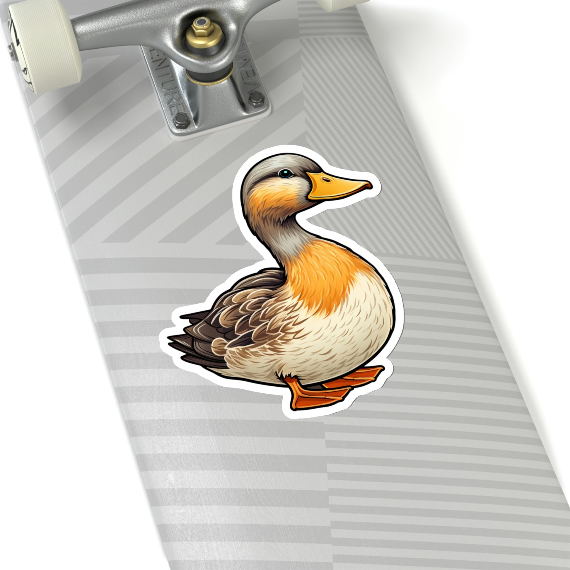 Duck Sticker, Farm Animal Art Laptop Decal Vinyl Cute Waterbottle Tumbler Car Waterproof Bumper Aesthetic Die Cut Wall Clear Starcove Fashion