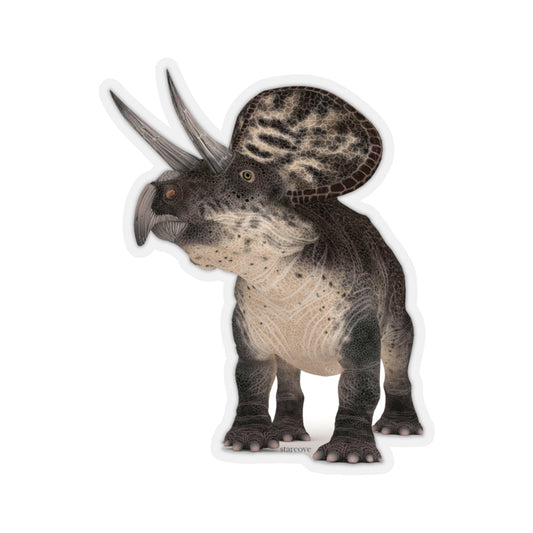 Zuniceratops Dinosaur Sticker, Dino Laptop Decal Vinyl Cute Waterbottle Tumbler Car Waterproof Bumper Aesthetic Die Cut Wall Mural Starcove Fashion