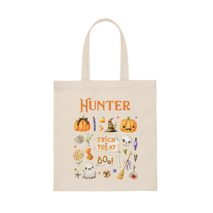 Personalized Halloween Totes, Custom Name Trick or Treat Cotton Candy Spooky Fall Bags Party Starcove Fashion