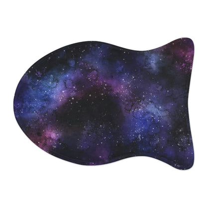 Galaxy Pet Food Mat, Space Universe Dog Cat Bowl Dish Small Large New Feeding Portable Bone Fish Placemat Lover Gift