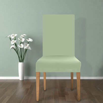 Sage Green Dining Chair Seat Covers, Light Olive Solid Color Stretch Slipcover Furniture Dining Room Party Banquet Home Decor Starcove Fashion