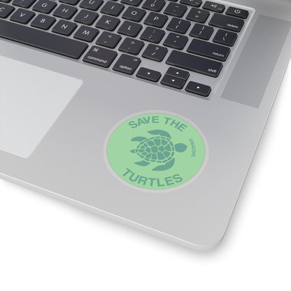 Save the Turtles Sticker, Vsco Sea Turtle Stickers Green Laptop Vinyl Cute Waterproof Tumbler Car Bumper Waterbottle Flask Label Wall Decal Starcove Fashion