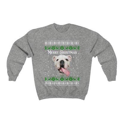 Custom Face Sweatshirt, Photo Dog Cat Mom Sweater Snow Ugly Merry Christmas Funny Tacky Holiday Mom Dad Xmas Personalized Starcove Fashion