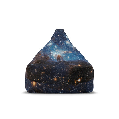 Galaxy Space Bean Bag Chair Cover, Stars Furniture Adult Kids Small Large Chair Sofa Apartment Funky Lounge Gift Dorm Decor Starcove Fashion