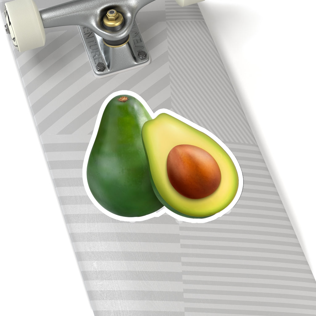 Avocado Sticker, Green Fruit Laptop Vinyl Cute Waterbottle Tumbler Car Bumper Aesthetic Wall Phone Macbook Mural Decal Die Cut Starcove Fashion