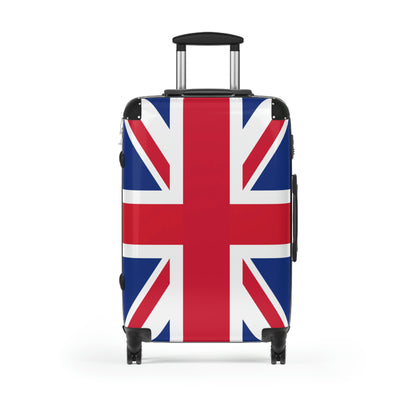 UK Flag Suitcase Luggage, Union Jack England Carry On With 4 Wheels Cabin Travel Small Large Set Rolling Spinner Lock Designer Hard Shell Starcove Fashion