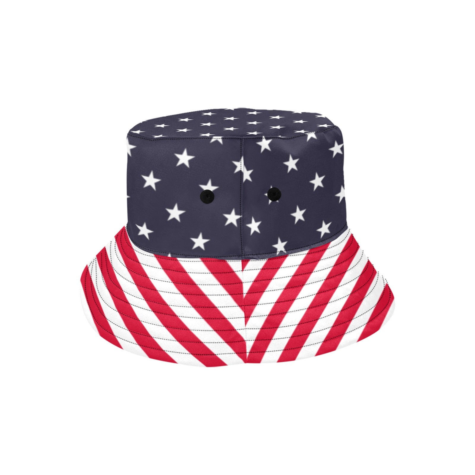 American Flag Bucket Hat, Red White Blue 4th of July Golf Cool USA Patriotic Stars Stripes Summer Festival Women Men Designer Sun Shade Starcove Fashion