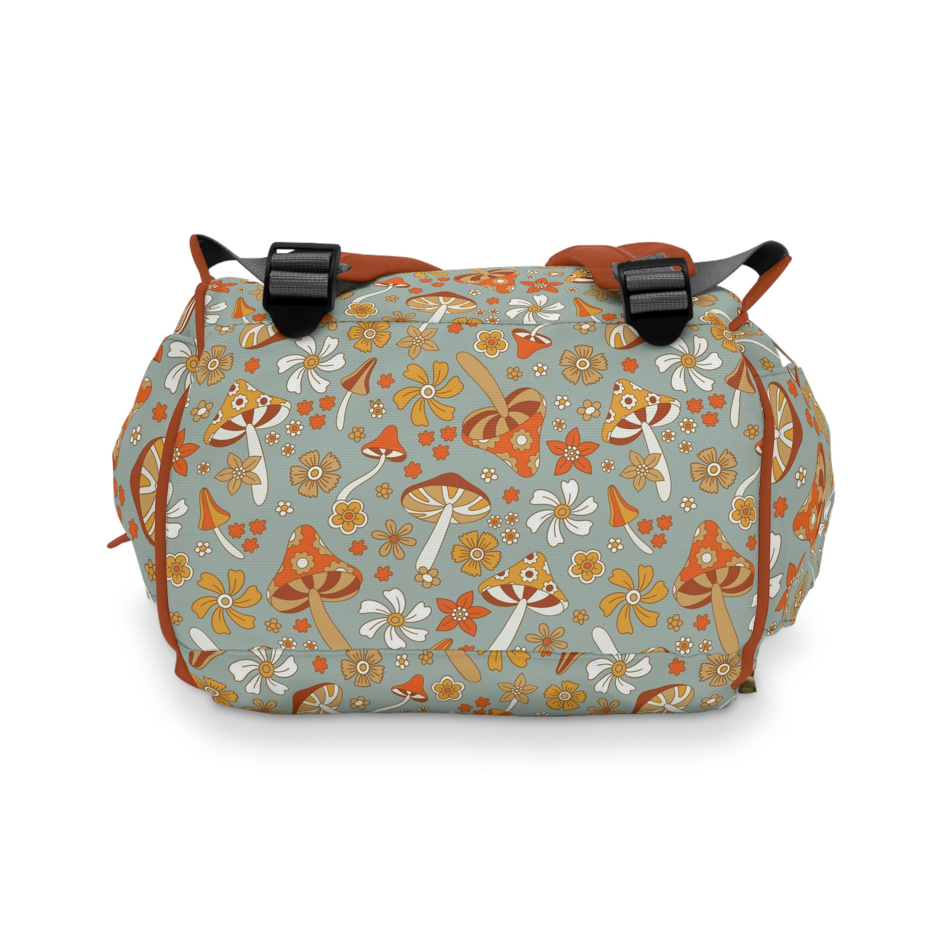 Mushroom Diaper Bag Backpack, Cottagecore Baby Girl Waterproof Insulated Pockets Stylish Mom Designer Men Women Multipurpose Starcove Fashion