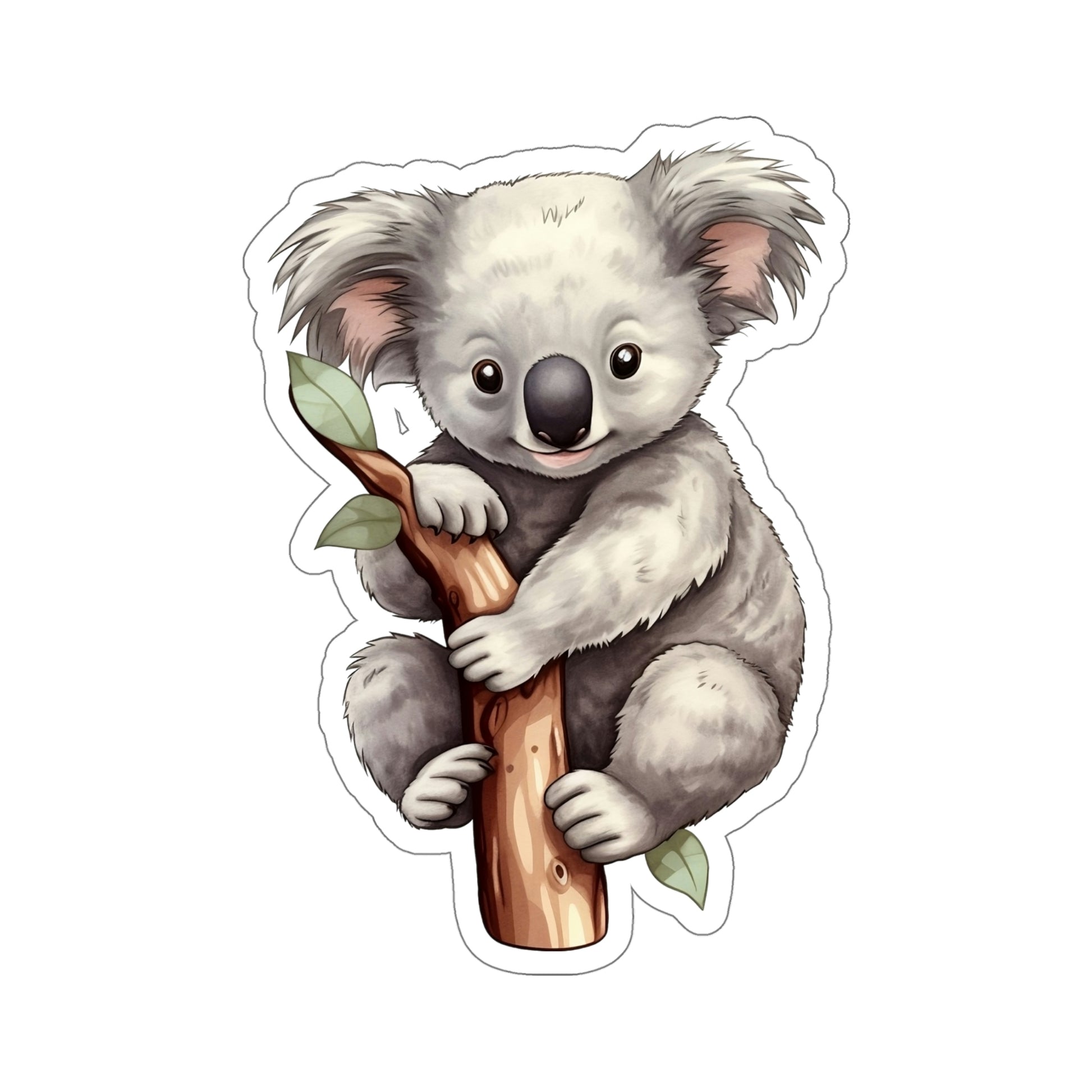 Koala Bear Sticker, Animal Art Laptop Decal Vinyl Cute Waterbottle Tumbler Car Waterproof Bumper Aesthetic Die Cut Wall Clear Starcove Fashion