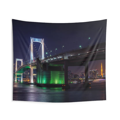 Tokyo City Skyline Tapestry, Landscape Indoor Wall Aesthetic Art Hanging Large Small Decor Home College Dorm Room Gift Starcove Fashion