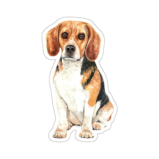 Beagle Dog Sticker, Laptop Decal Vinyl Cute Waterbottle Tumbler Car Waterproof Bumper Aesthetic Die Cut Wall Mural Starcove Fashion