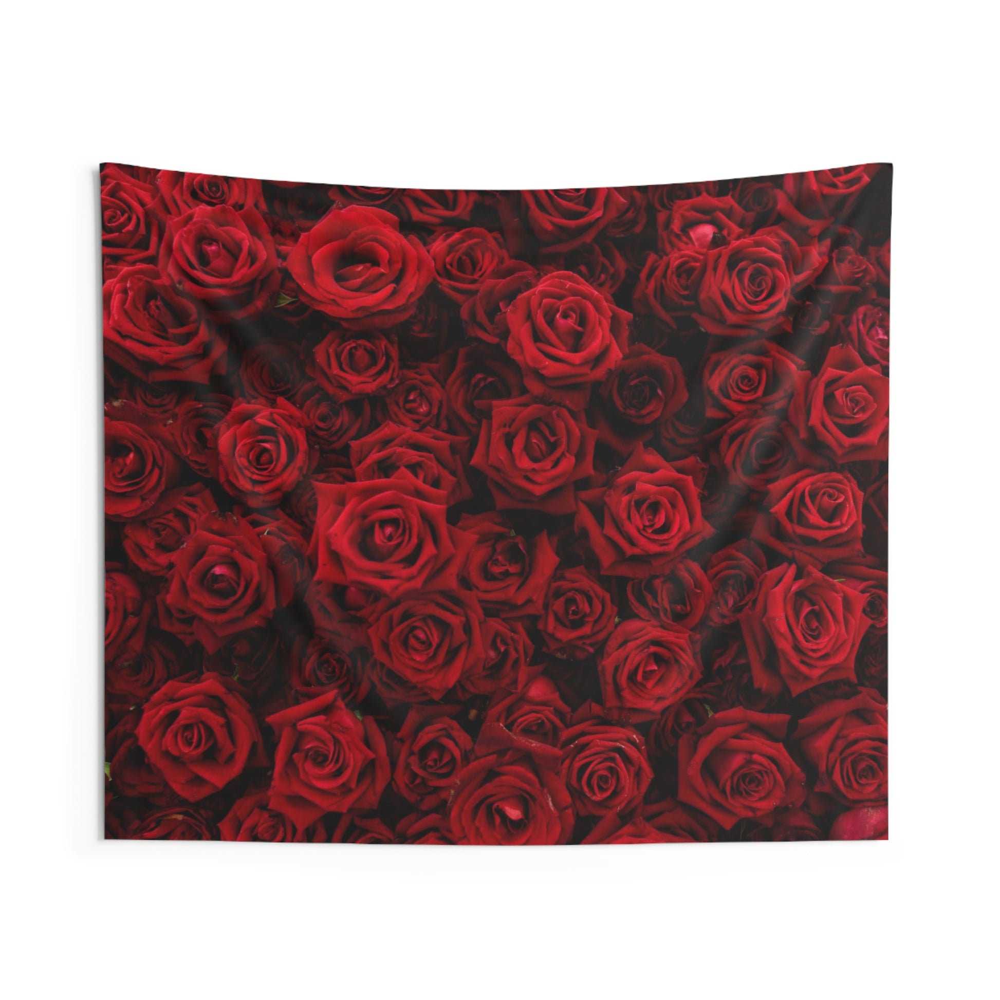 Red Roses Wall Tapestry, Floral Flowers Romantic Bridal Landscape Wall Hanging Large Small Decor Home Dorm Room Aesthetic Backdrop Starcove Fashion