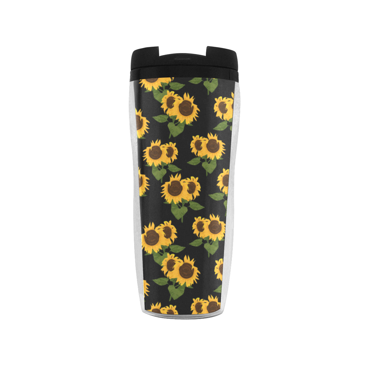 Sunflower Insulated Tumbler, Flower Floral Coffee Mug Reusable Coffee Cup (11 OZ) Travel with Wrap & Lid Gift Starcove Fashion