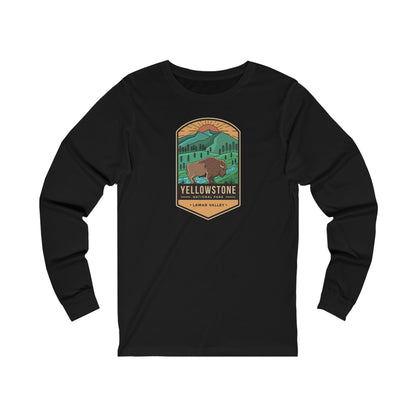 Yellowstone Unisex Long Sleeve Tshirt, National Park Men Women Designer Graphic Aesthetic Crew Neck Tee Starcove Fashion