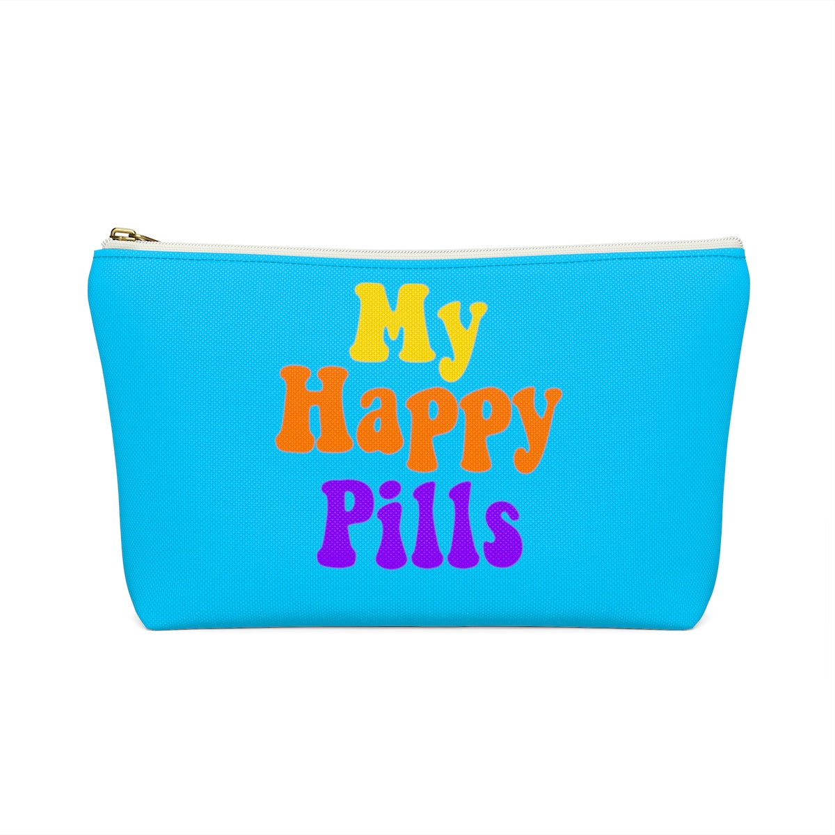 My Happy Pills Pouch, Funny Medical Bag Travel Drugs Medication Medicine Festival Emergency Accessory Pouch w T-bottom Starcove Fashion