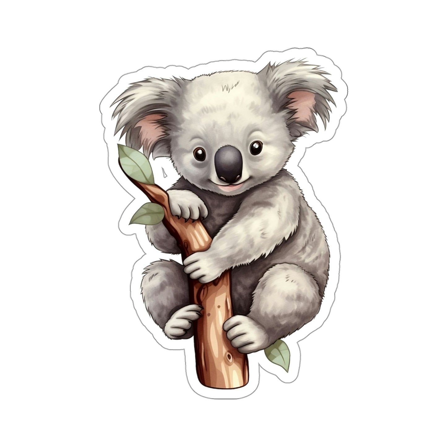 Koala Bear Sticker, Animal Art Laptop Decal Vinyl Cute Waterbottle Tumbler Car Waterproof Bumper Aesthetic Die Cut Wall Clear Starcove Fashion