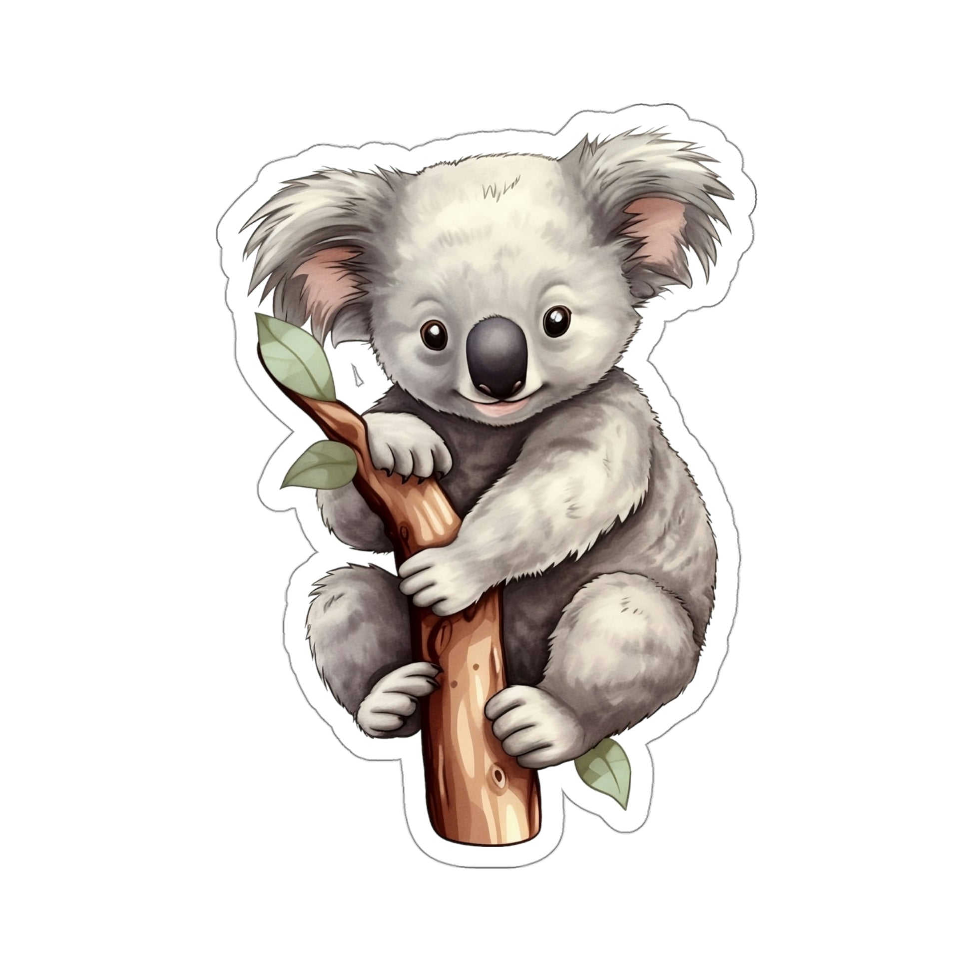 Koala Bear Sticker, Animal Art Laptop Decal Vinyl Cute Waterbottle Tumbler Car Waterproof Bumper Aesthetic Die Cut Wall Clear Starcove Fashion