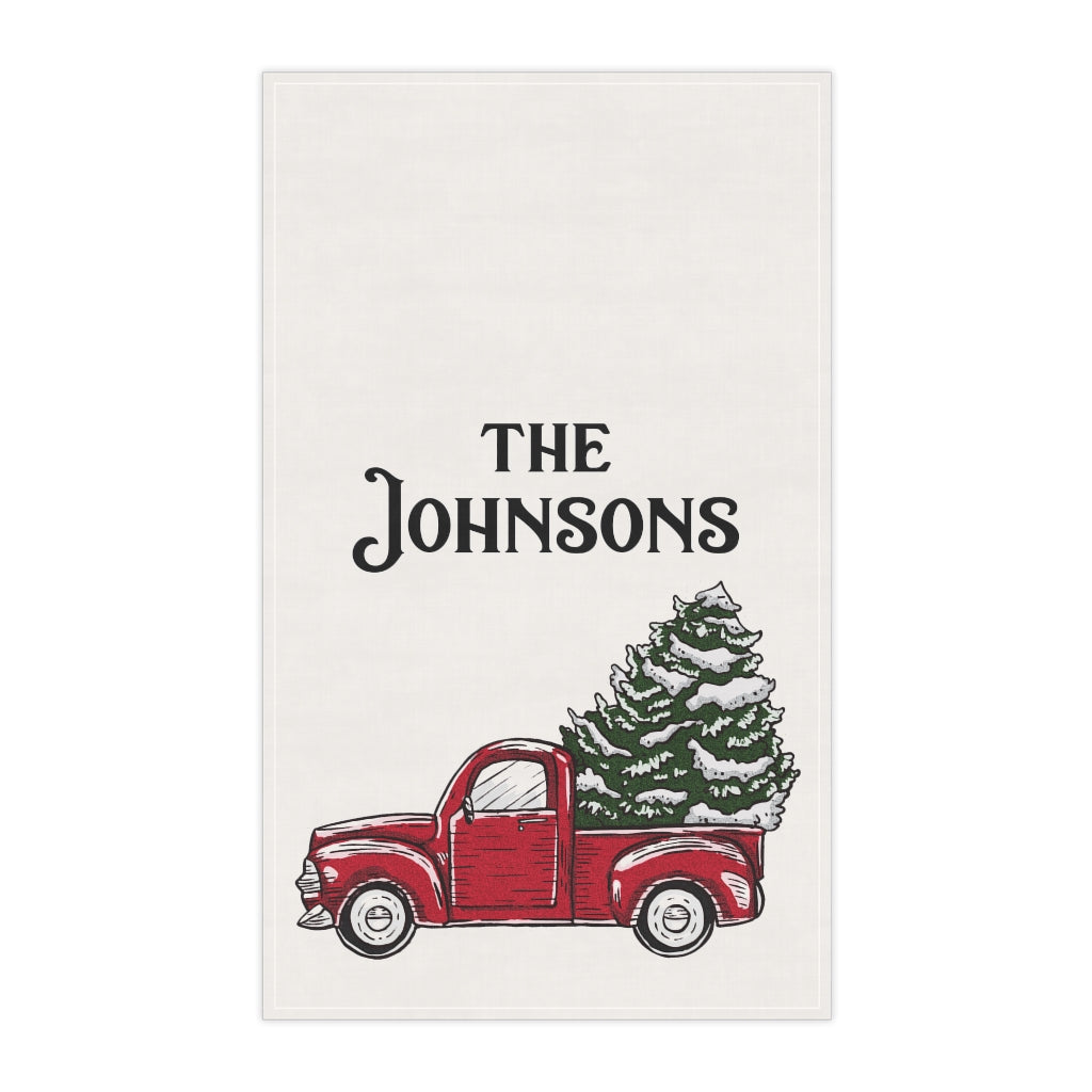 Personalized Kitchen Towels Christmas Gifts Custom Tea 