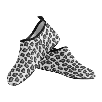Snow Leopard Water Women Shoes, Animal Print Swim Pool Slippers Yoga Aqua Socks Beach Summer Slip On River Boat shoes Starcove Fashion