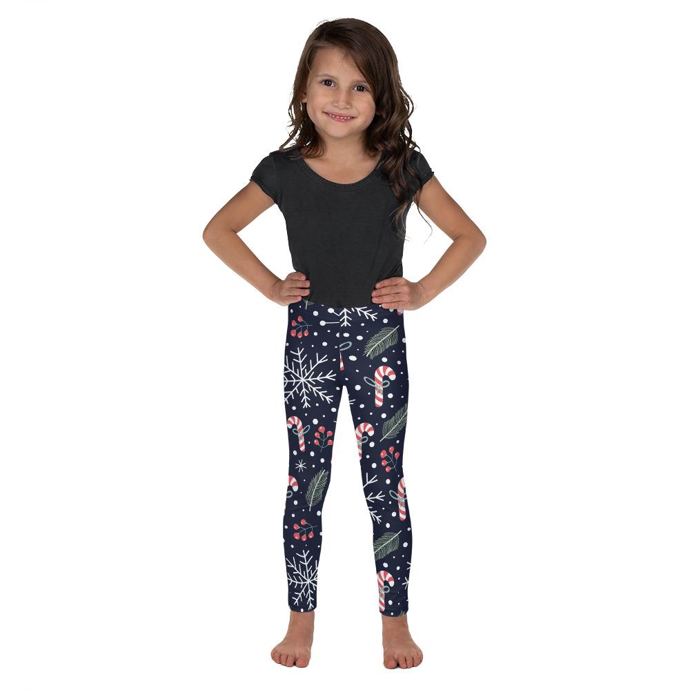 Mommy and Me Christmas Leggings for Women, Matching Girls Outfit