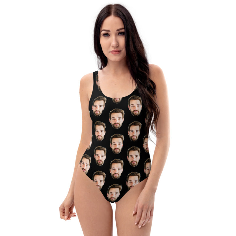 Custom Print Photo Faces Bathing Suit Women, Personalized One Piece Sw –  Starcove Fashion