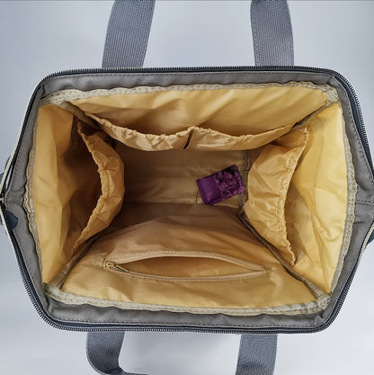 Mushroom Diaper Bag Backpack, Cottagecore Baby Girl Waterproof Insulated Pockets Stylish Mom Designer Men Women Multipurpose