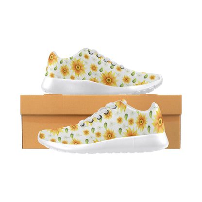 Sunflower Shoes, Cute Yellow Flowers Floral Women sneakers, Dandelion Casual Vegan Shoes, Sports Running Shoes Starcove Fashion