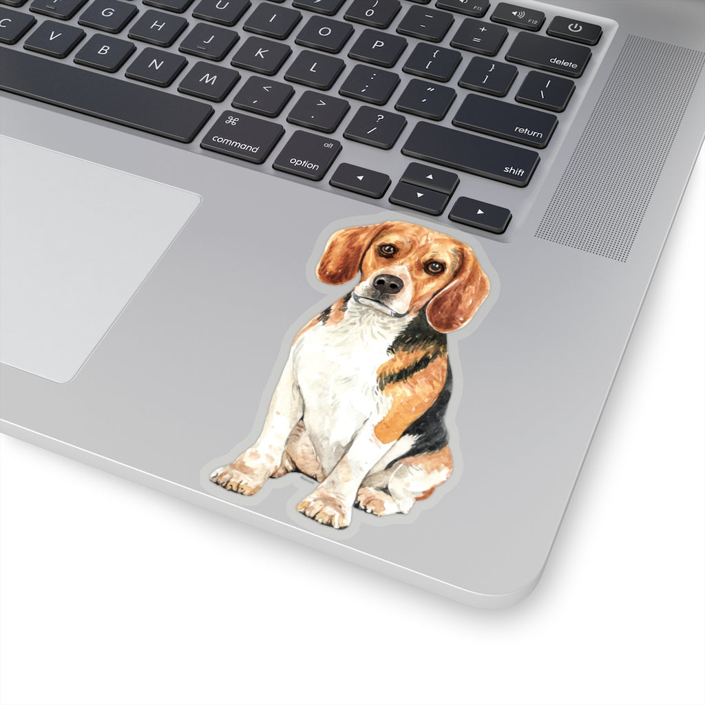 Beagle Dog Sticker, Laptop Decal Vinyl Cute Waterbottle Tumbler Car Waterproof Bumper Aesthetic Die Cut Wall Mural Starcove Fashion