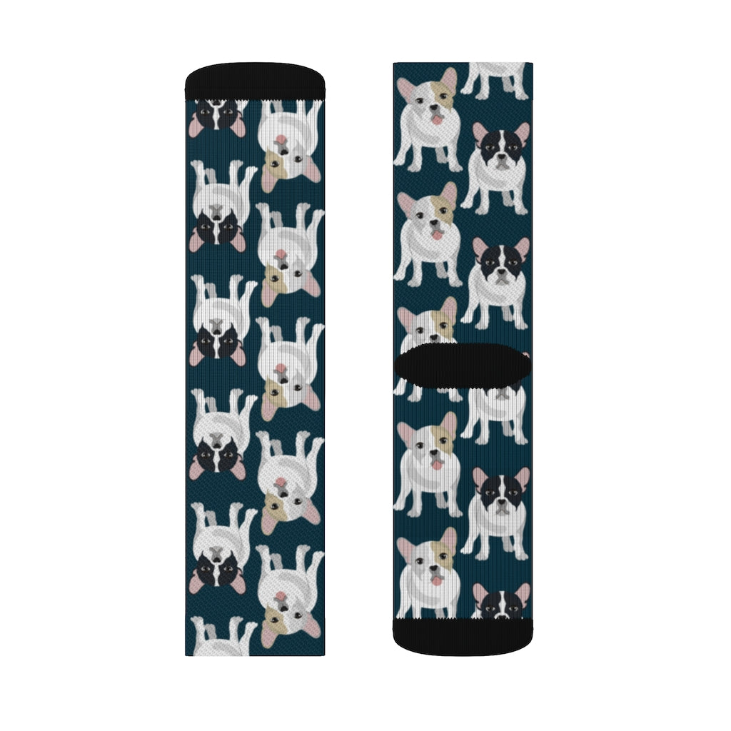 French Bulldog Socks, 3D Sublimation Socks Women Men Funny Fun Novelty Cool Funky Crazy Casual Cute Crew Unique Gift Starcove Fashion