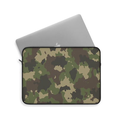 Army Print Camouflage Laptop Sleeve Case, Green Camo MacBook Pro 12 13 Air 15 inch Tablet Canvas Skin Bag Zipper Cover Starcove Fashion