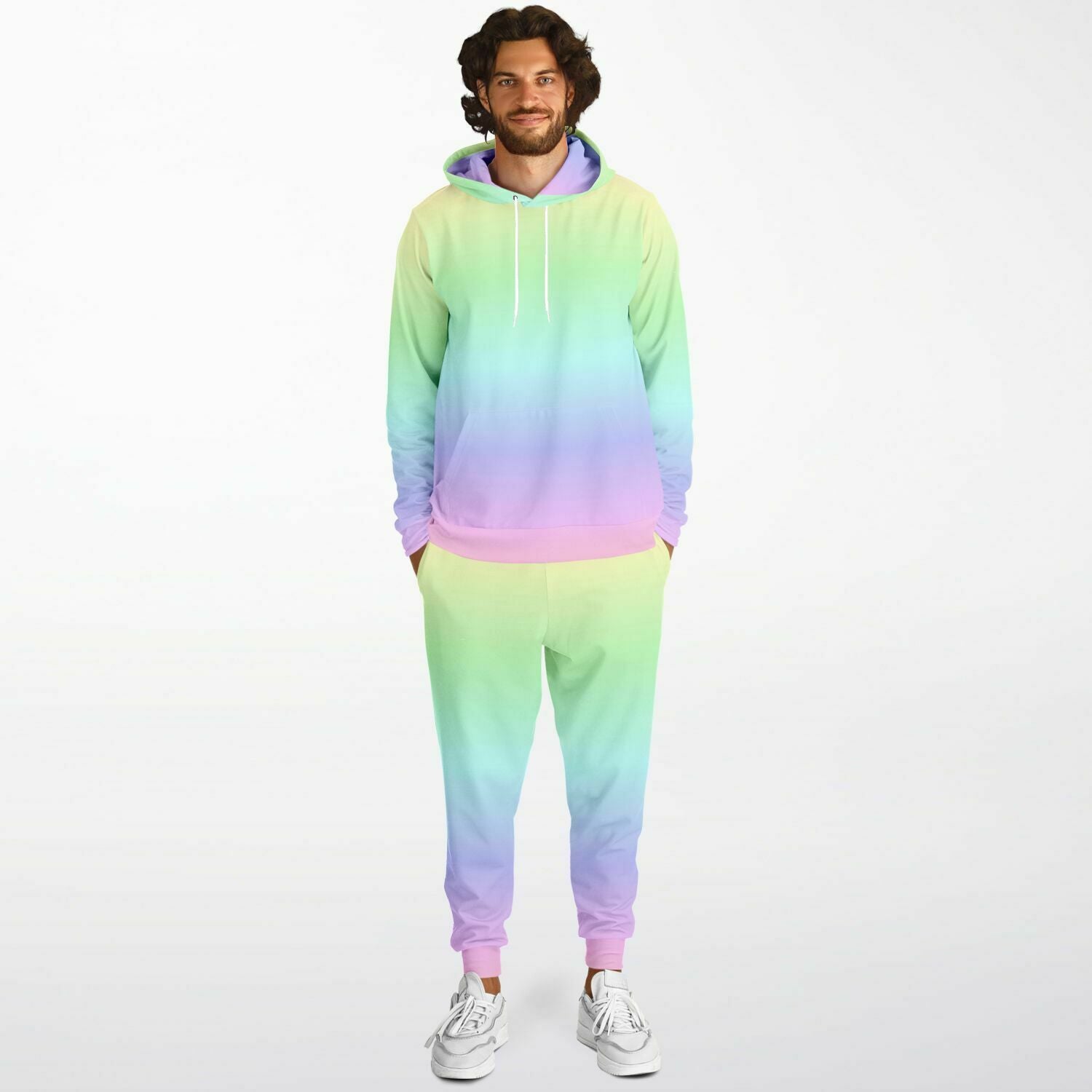 Starcove Pastel Rainbow Tie Dye Hoodie Jogger Sweat Set
