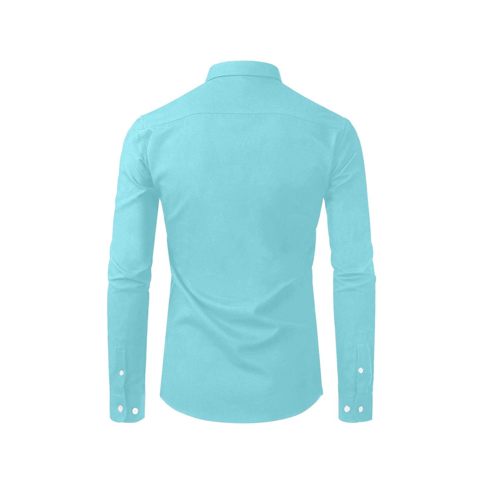 mens aqua color dress shirt Mens Solid Aqua Long Sleeve Dress Shirt, Size: S, Color: Aqua