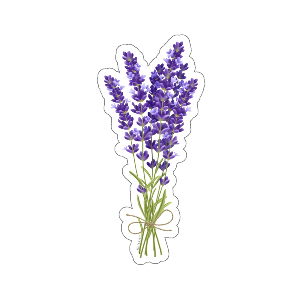 Purple Lavender Sticker, Flower Floral Nature Lilac Violet Laptop