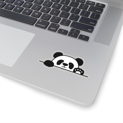 Cute Panda Wall Decals, Funny Black White Light Switch Sticker Vinyl Wall Laptop Decal Cute Waterbottle Car Bumper Aesthetic Label Mural Starcove Fashion