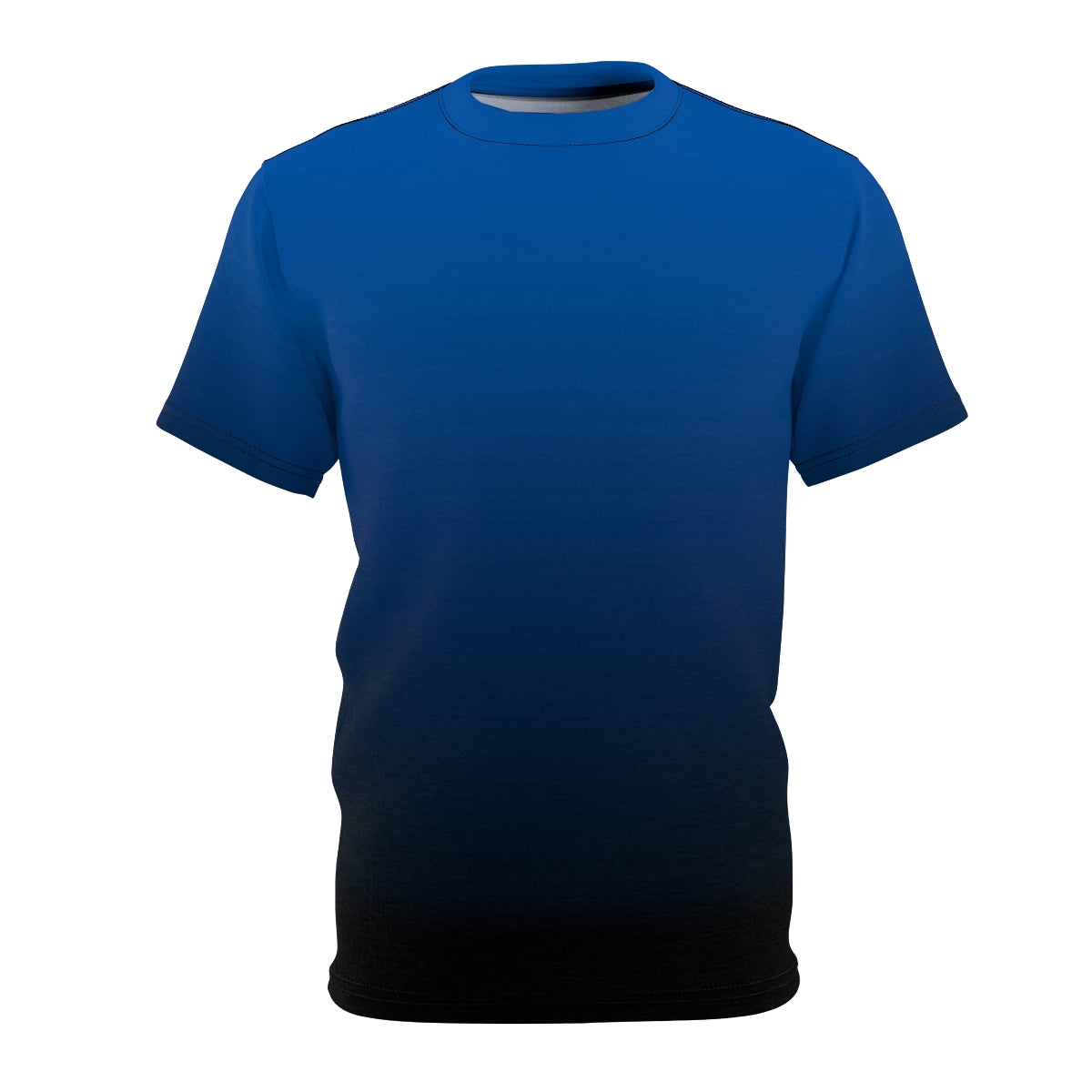 Black Blue Ombre Tshirt, Gradient Dip Dye Men Women Adult Aesthetic Crewneck Designer Tee Short Sleeve Shirt Top Starcove Fashion