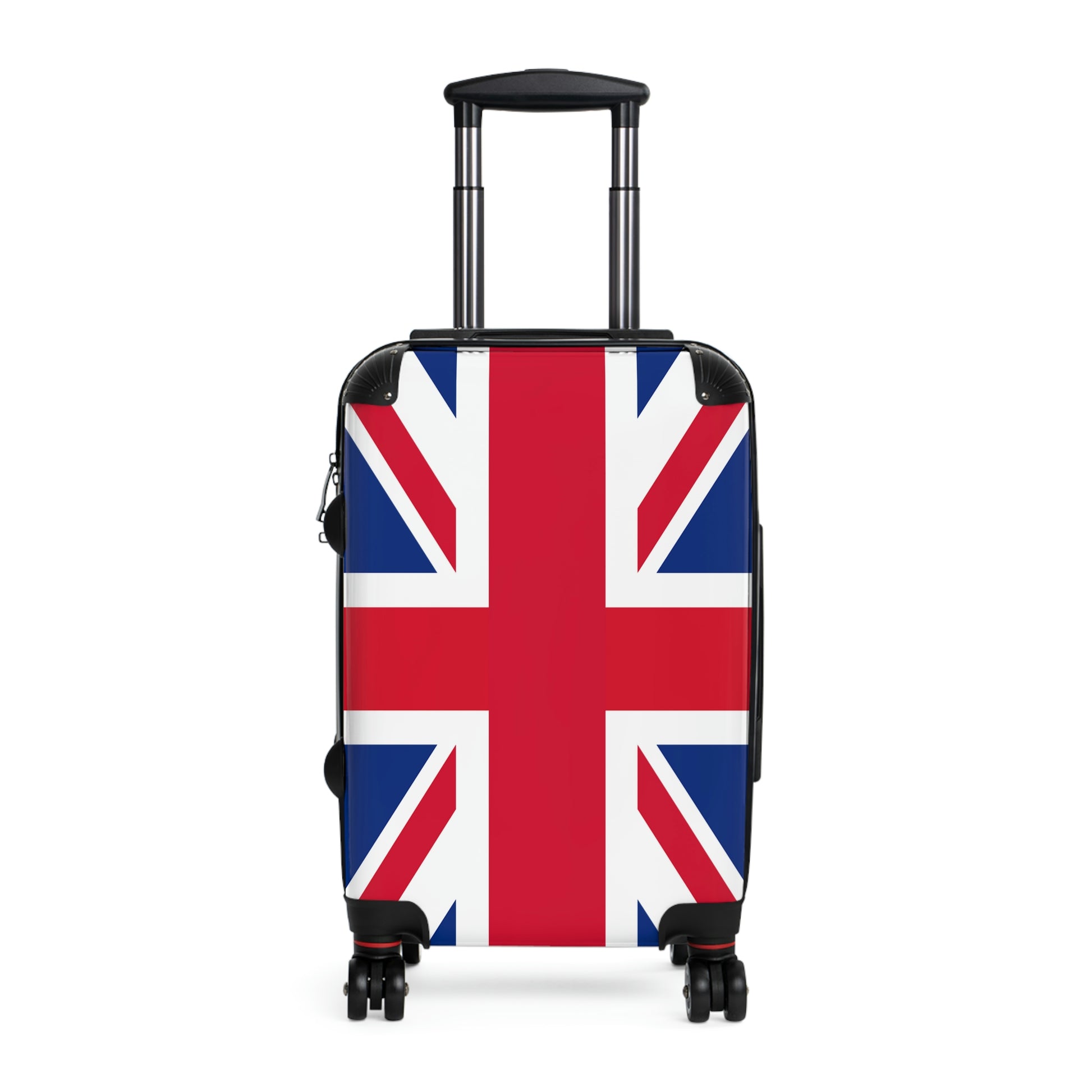 UK Flag Suitcase Luggage, Union Jack England Carry On With 4 Wheels Cabin Travel Small Large Set Rolling Spinner Lock Designer Hard Shell Starcove Fashion