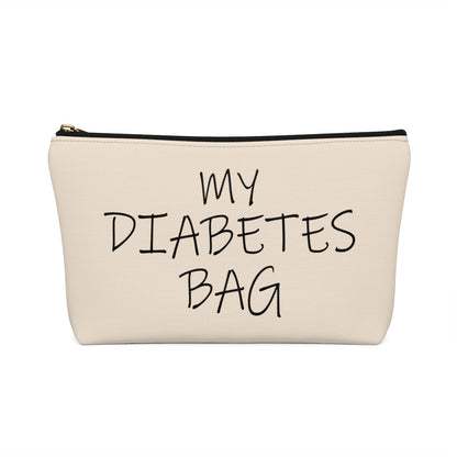 My Diabetes Bag, Diabetic Supply Bag Travel Case, Type 1 Diabetes Carrying Case, Accessory Zipper Pouch Purse w T-bottom Starcove Fashion
