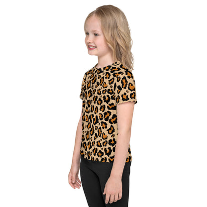 Leopard Kids Tshirt (2T-7), Cheetah Animal Print Toddler Graphic Girls Boys Aesthetic Fashion Crewneck Tee Top Gift Shirt Starcove Fashion
