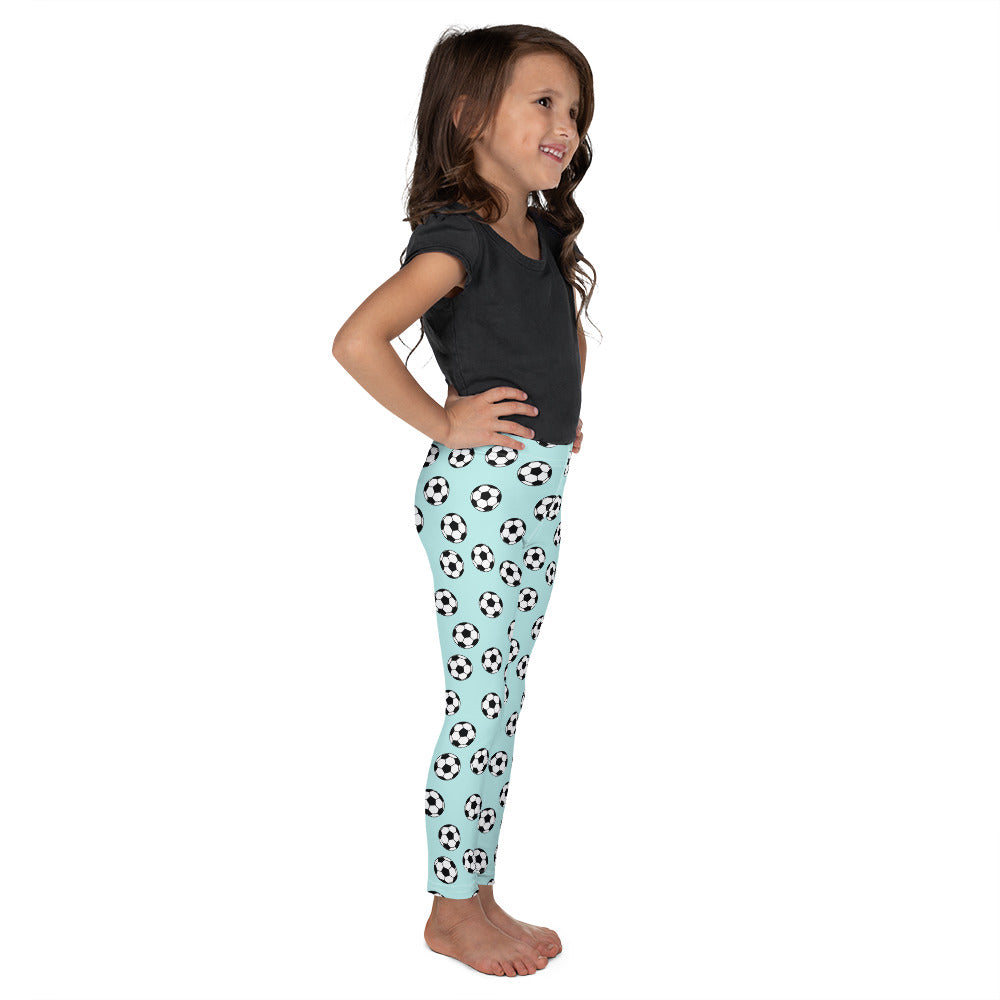 Soccer Kids Girls Leggings (2T-7), Football Toddler Tights Children Cute  Printed Sports Pants Graphic Fun Gift Daughter